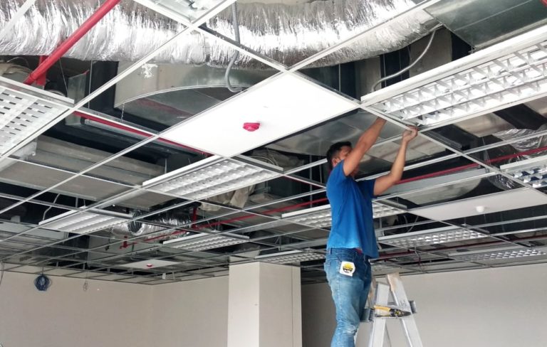 colorful hanging ceiling lights